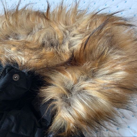 NWT CANADA WEATHER GEAR PARKA JACKET w/ REMOVABLE FAUX FUR TRIM IN BLACK - Picture 9 of 11